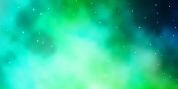 Світло Зелена Векторна Текстура Красивими Зірками — стоковий вектор