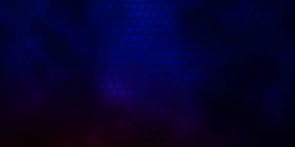 Azul Escuro Layout Vetor Vermelho Com Formas Círculo — Vetor de Stock