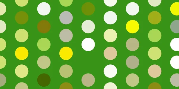 Hellgrüner Gelber Vektorhintergrund Mit Flecken Abstraktes Dekoratives Design Steigungsstil Mit — Stockvektor