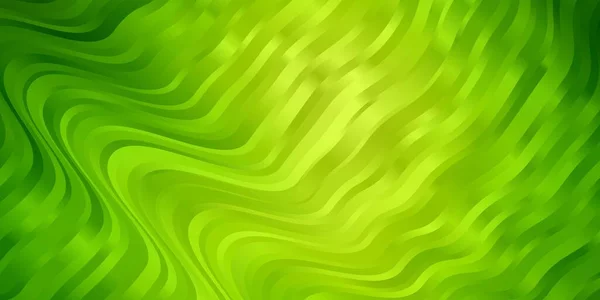Modèle Vectoriel Vert Clair Jaune Avec Lignes Rondes — Image vectorielle