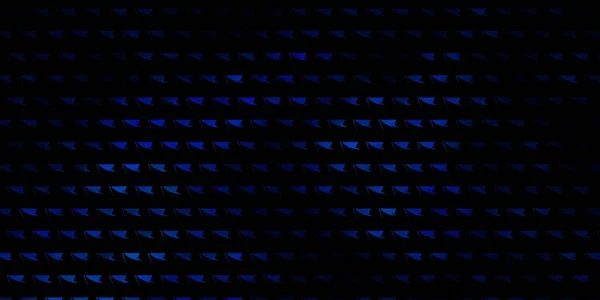 Fondo Vectorial Azul Oscuro Con Líneas Triángulos Diseño Decorativo Estilo — Archivo Imágenes Vectoriales