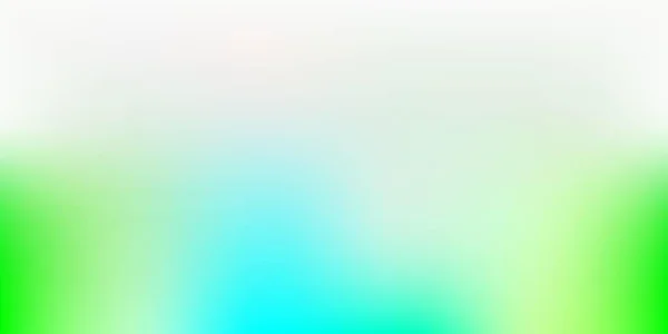 ライトグリーンのベクトルの背景がぼやけている グラデーションでブラースタイルで抽象カラフルなイラスト 多目的アプリのデザイン — ストックベクタ