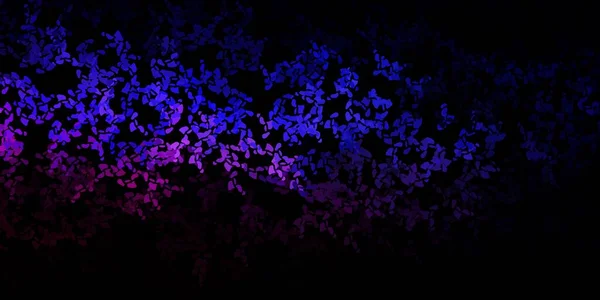 Темно Рожевий Синій Векторний Фон Випадковими Формами Простий Дизайн Абстрактному — стоковий вектор