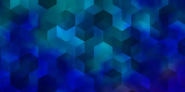 ライトピンク 六角形の青いベクトル背景 ぼかし面上の色の六角形のイラスト 壁紙の質感のためのパターン — ストックベクタ