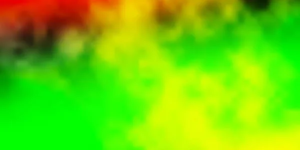 Motif Vectoriel Multicolore Clair Avec Nuages — Image vectorielle