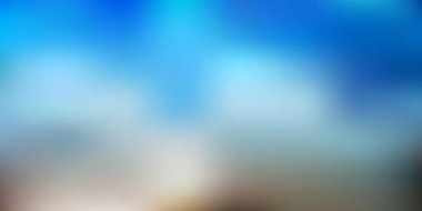 Açık mavi, sarı vektör bulanık deseni. Soyut bir şekilde parlak renkli bulanık bir illüstrasyon. Tasarımlarınız için örnek.