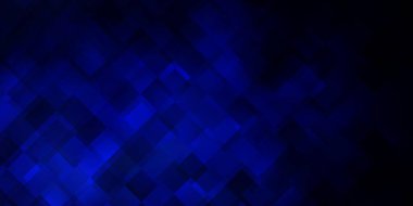 Çokgen biçiminde koyu mavi vektör arkaplanı. Gradyan dikdörtgenleri olan bir resim. İniş sayfası için modern şablon.