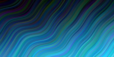 Çizgileri olan koyu mavi vektör deseni.