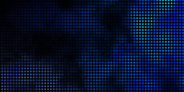 Kabarcıklı koyu mavi vektör arkaplanı.