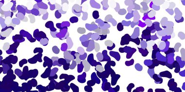 Açık mor, soyut şekilli pembe vektör şablonu. Soyut tarzda renkli şekilli bir illüstrasyon. Reklamlarınız için modern tasarım.