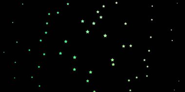 Soyut yıldızlı koyu yeşil vektör deseni.