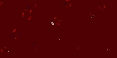 Açık Pembe, kadın hakları sembollü kırmızı vektör dokusu. Kadın hakları aktivizmiyle soyut tarzda basit bir tasarım. Web siteniz için basit tasarım