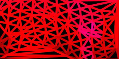 Açık pembe vektör poli üçgen düzeni. Soyut üçgenlerle dekoratif renkli çizimler. Cep telefonları için arkaplan.