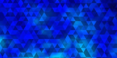 Üçgen biçiminde hafif BLUE vektör dokusu. Doğa tarzında üçgenleri olan güzel bir çizim. Broşürler, broşürler için desen