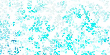 Soyut şekilli açık mavi vektör deseni. Basit gradyan şekilli renkli bir çizim. Web siteniz için basit illüstrasyon.