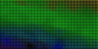 Çember şekilli hafif Çokrenkli vektör düzeni.