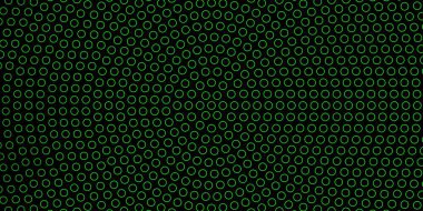 Daireli koyu yeşil vektör arkaplanı.