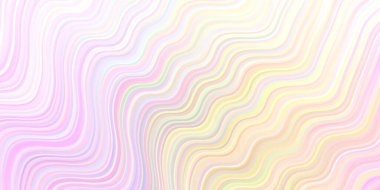 Açık Çoklu Renkli Vektör Arkaplanı Wry çizgileri ile. Basit bir şekilde yepyeni renkli bir tasvir. İş tasarımınız için şablon.