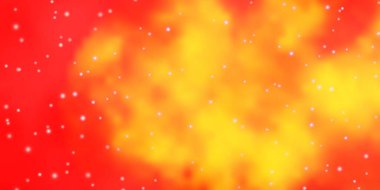 Açık Pembe, küçük ve büyük yıldızlı sarı vektör arkaplanı.