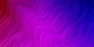 Kavisli soyut vektör deseni. Rengarenk çizgileri ve şekilleri olan parlak bir örnek. Terfileriniz için akıllı tasarım.