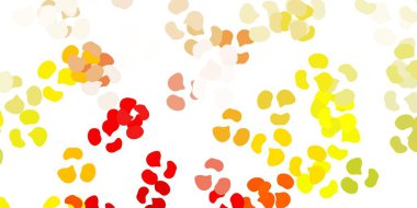 Açık yeşil, kırmızı vektör arkaplan ve rastgele formlar. Basit gradyan şekilli renkli bir çizim. Cep telefonları için arka plan.