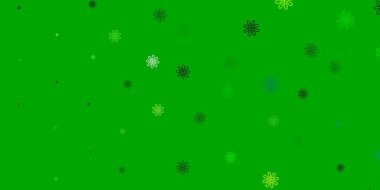 Açık yeşil, sarı vektör doğal arkaplan çiçekli. Sıradan çiçekli basit renkli bir illüstrasyon. İşiniz için en iyi tasarım.