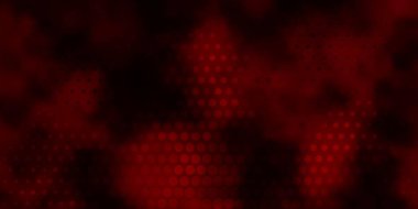 Lekeli koyu kırmızı vektör arkaplanı.