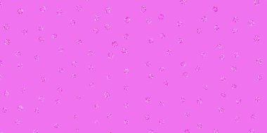 Açık mor, noktalı pembe vektör arkaplanı. Renkli çember şekilli modern soyut illüstrasyon. Bir marka kitabı için yeni şablon.