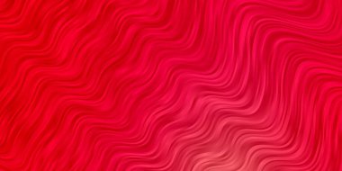 Açık Kırmızı, kıvrımlı sarı vektör düzeni.