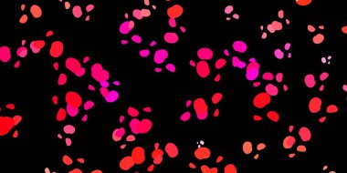 Memphis şekilli koyu pembe vektör dokusu. Basit gradyan şekilli renkli bir çizim. Duvar kağıdı seti için zarif tasarım.