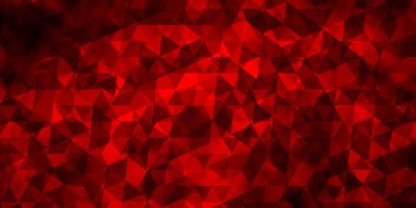 Koyu turuncu vektör desenli ve çokgen. Doğa tarzında üçgenleri olan güzel bir çizim. Broşürler, broşürler için desen