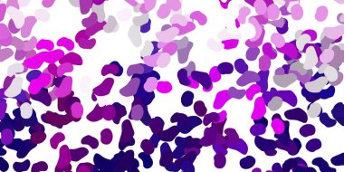 Kaotik şekilli açık pembe vektör arkaplanı. Gradyan rastgele formlarla modern soyut illüstrasyon. Cep telefonları için arka plan.