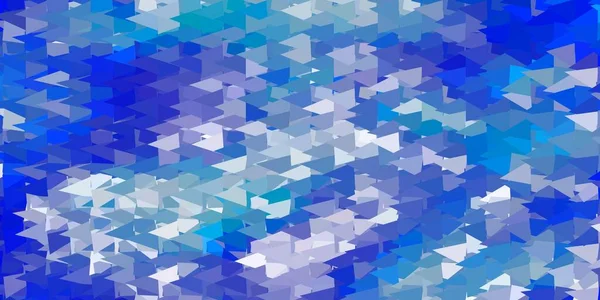 Disposition Poly Triangle Vectoriel Bleu Clair Illustration Colorée Décorative Avec — Image vectorielle