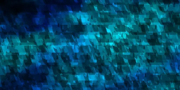 Patrón Vectorial Azul Oscuro Con Líneas Triángulos Diseño Gradiente Abstracto — Archivo Imágenes Vectoriales