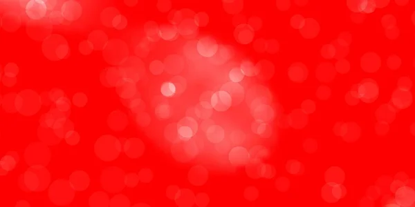 Светло Красный Вектор Кругами — стоковый вектор