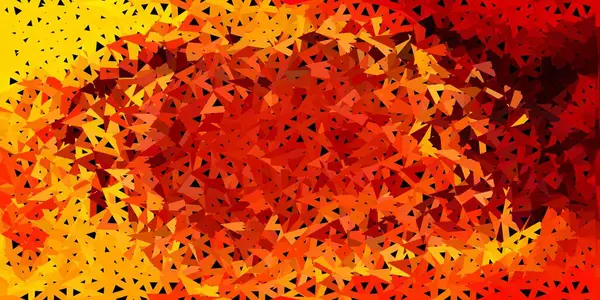 Papier Peint Géométrique Vectoriel Orange Clair Polygonale Illustration Abstraite Élégante — Image vectorielle