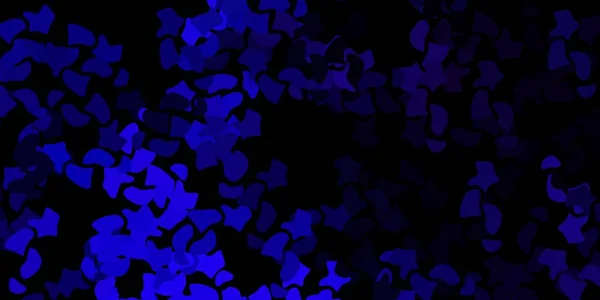 Dark Purple Pink Vector Texture Memphis Shapes Εικονογράφηση Πολύχρωμα Σχήματα — Διανυσματικό Αρχείο