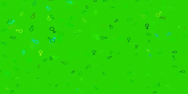 Светло Зеленый Желтый Векторный Фон Женскими Шприцами Простой Дизайн Абстрактном — стоковый вектор