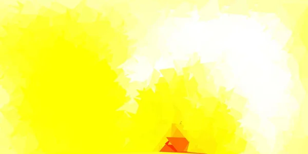 Diseño Polígono Gradiente Vectorial Amarillo Oscuro Ilustración Abstracta Moderna Con — Vector de stock
