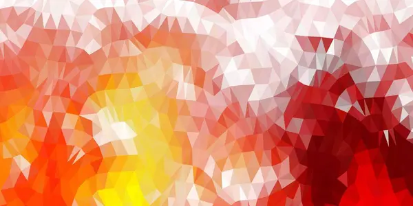 Jasnopomarańczowy Wektor Abstrakcyjny Trójkąt Tekstury Abstrakcyjna Ilustracja Eleganckimi Gradientowymi Trójkątami — Wektor stockowy