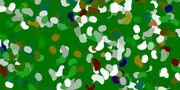 Светло Зеленая Красная Текстура Мемфисами Простой Дизайн Абстрактном Стиле Градиентными — стоковый вектор