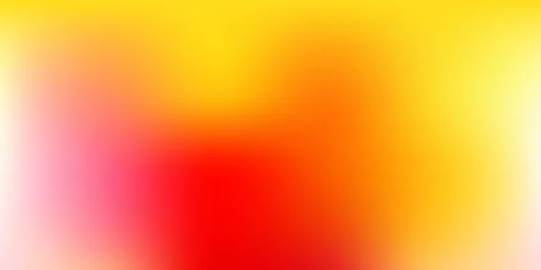 Světle Červená Žlutý Vektor Abstraktní Rozmazané Pozadí Rozmazaná Abstraktní Ilustrace — Stockový vektor