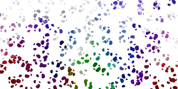 Licht Multicolor Vector Achtergrond Met Willekeurige Vormen Moderne Abstracte Illustratie — Stockvector