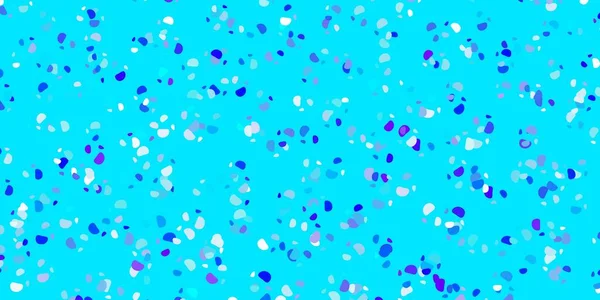 Hellrosa Blaue Vektorschablone Mit Abstrakten Formen Bunte Abstrakte Formen Mit — Stockvektor