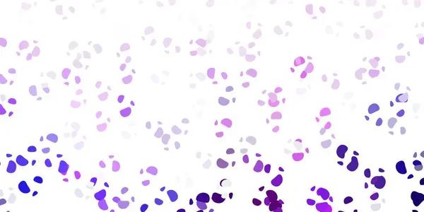 Світло Фіолетовий Векторний Фон Хаотичними Формами Ілюстрація Різнокольоровими Формами Абстрактному — стоковий вектор