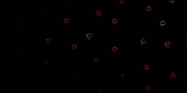 Темно Оранжевый Векторный Отскок Вирусными Сифилисами Красочная Абстрактная Иллюстрация Градиентными — стоковый вектор