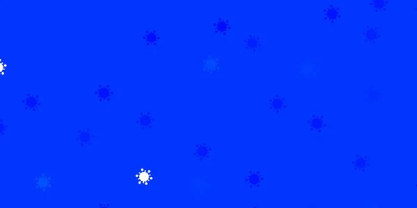 Светло Синий Векторный Фон Сизолами Ковид Красочная Абстрактная Иллюстрация Градиентными — стоковый вектор