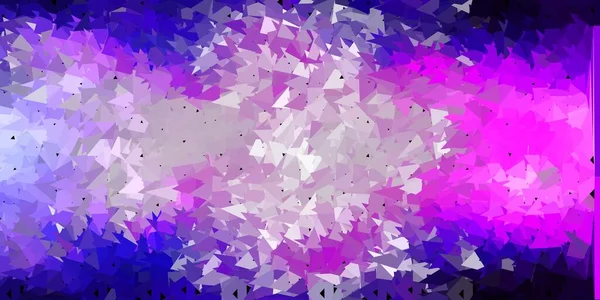Светло Розовый Вектор Абстрактный Треугольник Декоративная Красочная Иллюстрация Абстрактными Треугольниками — стоковый вектор