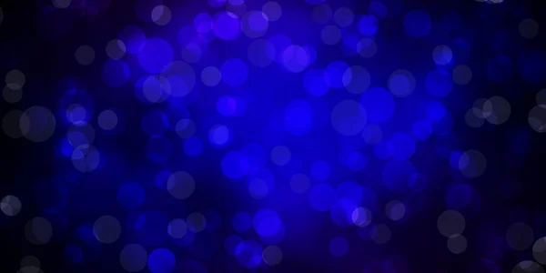 Темно Синя Червона Векторна Текстура Дисками Сучасна Абстрактна Ілюстрація Різнокольоровими — стоковий вектор