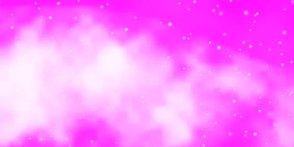 Fond Étoilé Multicolore Avec Thème Espace — Image vectorielle